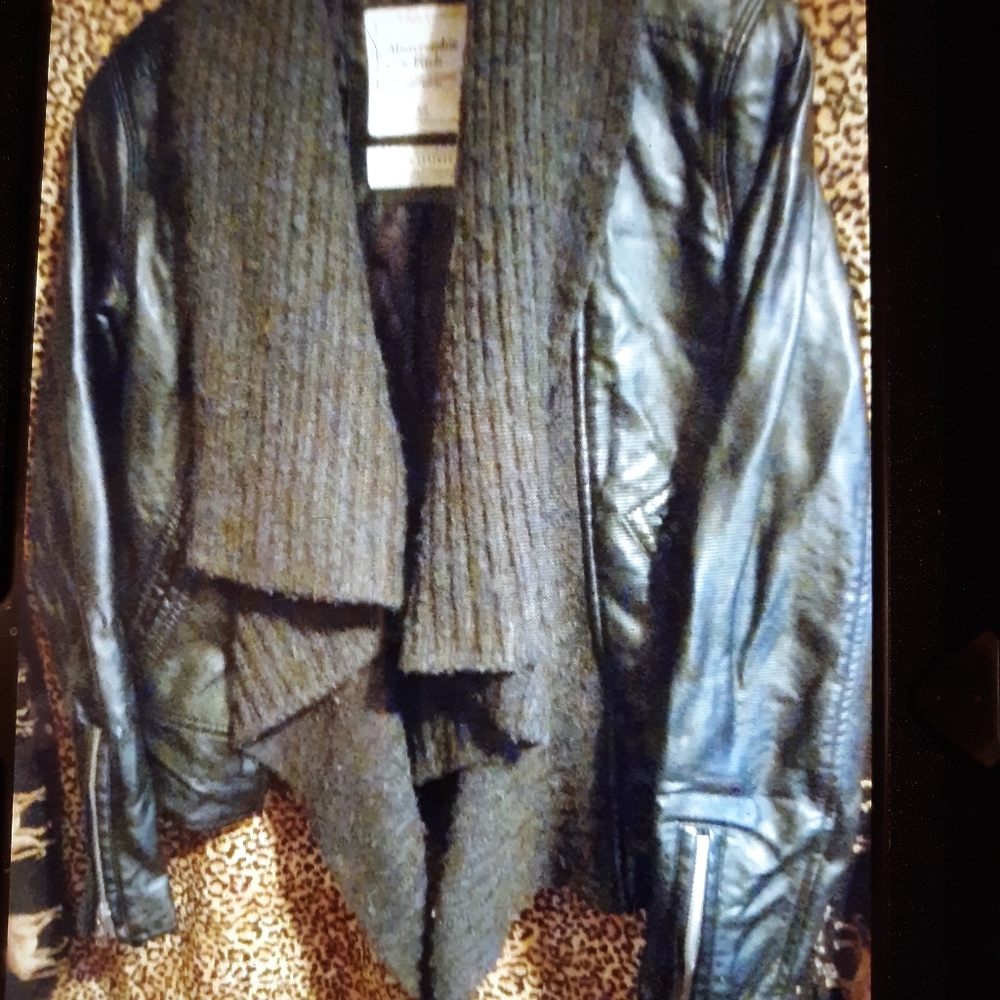 Abercrombie & Fitch Vegan leather jacket